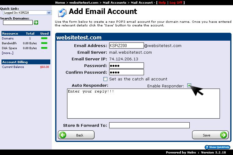 email account