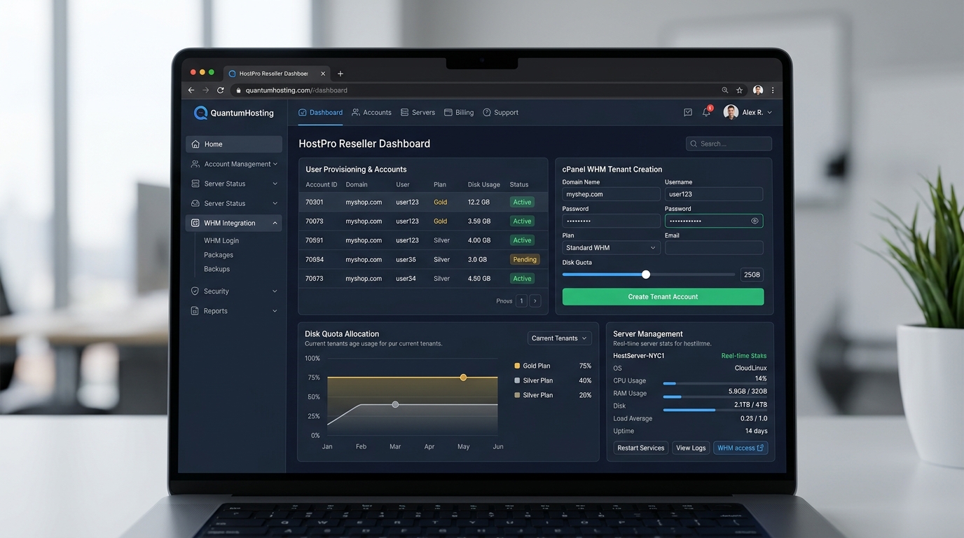 How to add a user from your reseller account