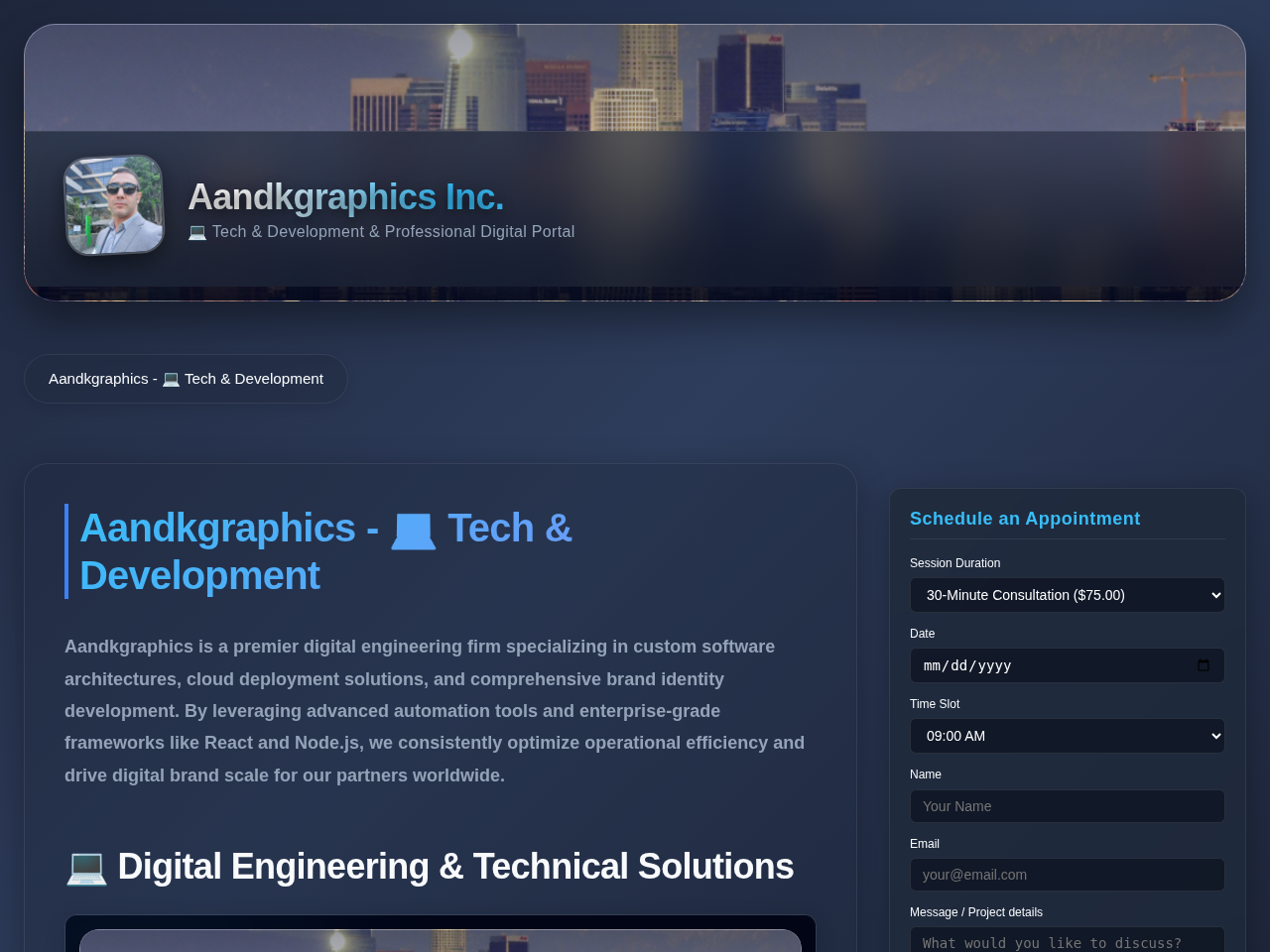 Aandkgraphics Inc. Screenshot