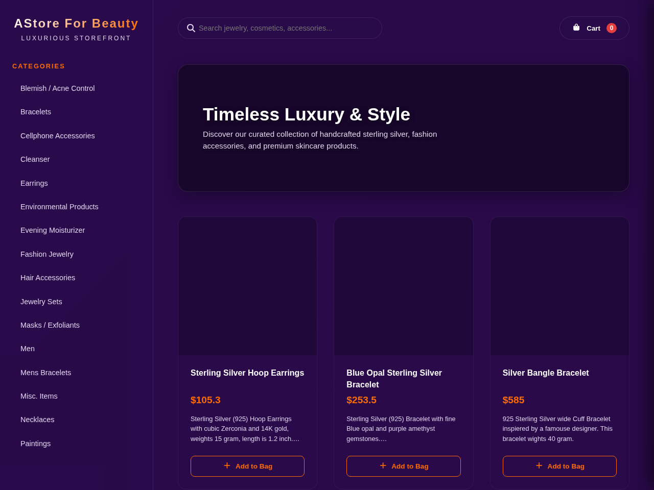 astoreforbeauty.com Screenshot