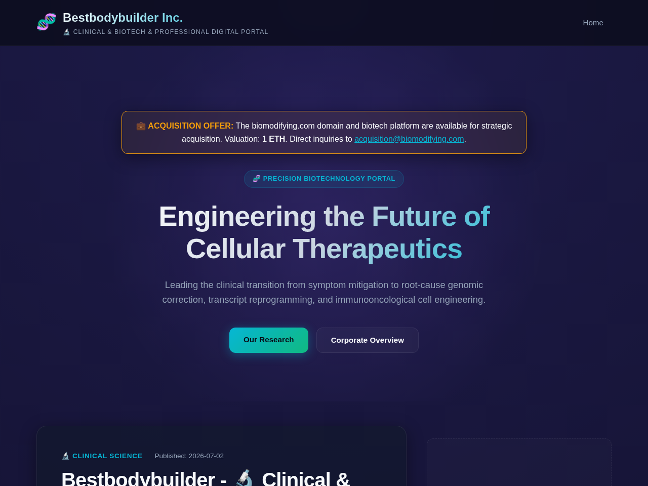Bestbodybuilder Inc. Screenshot