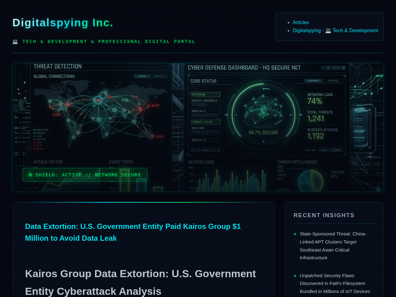 Digitalspying Inc. Screenshot