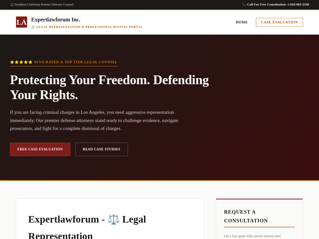 Expertlawforum Inc. Screenshot
