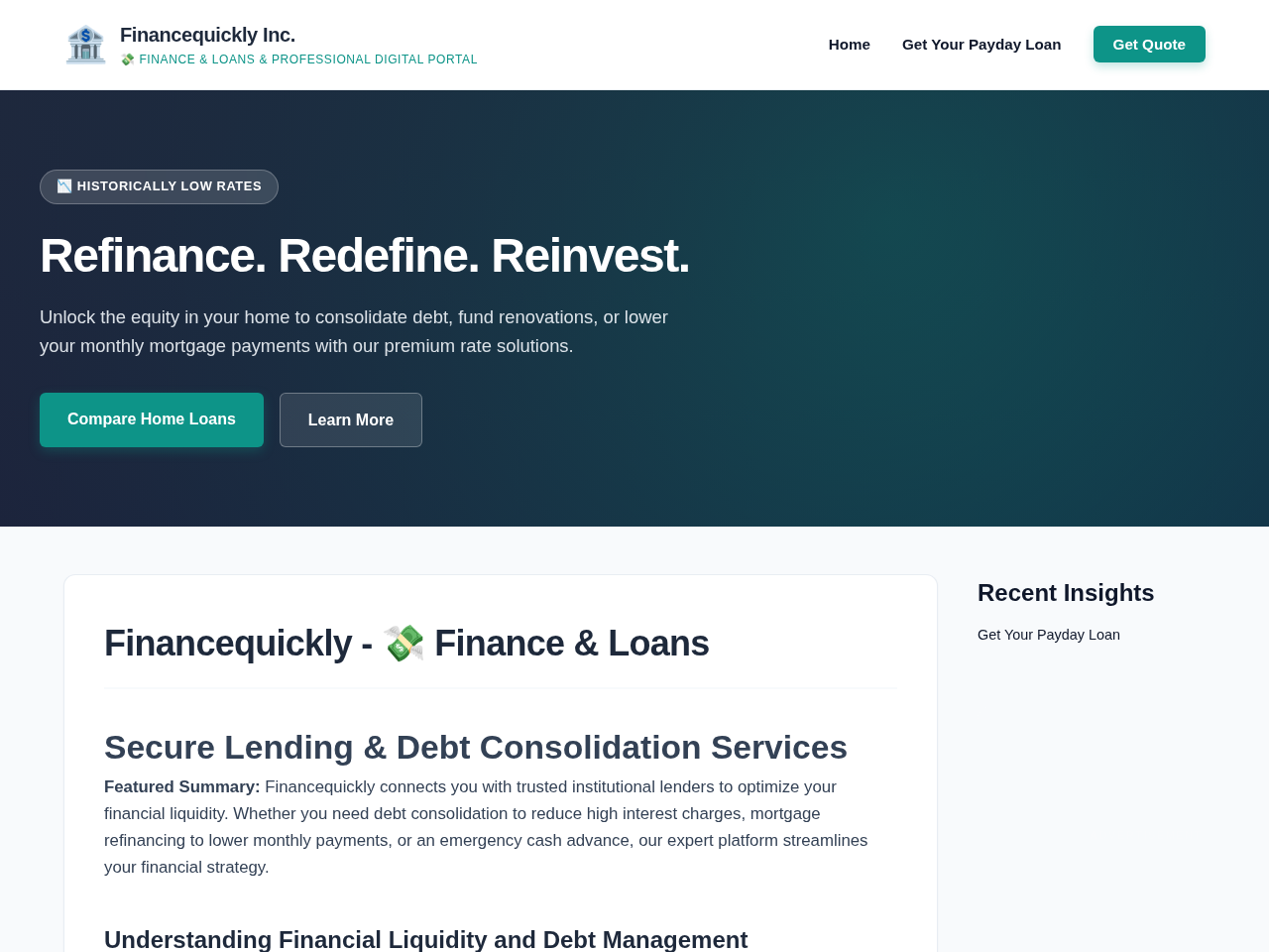 Financequickly Inc. Screenshot