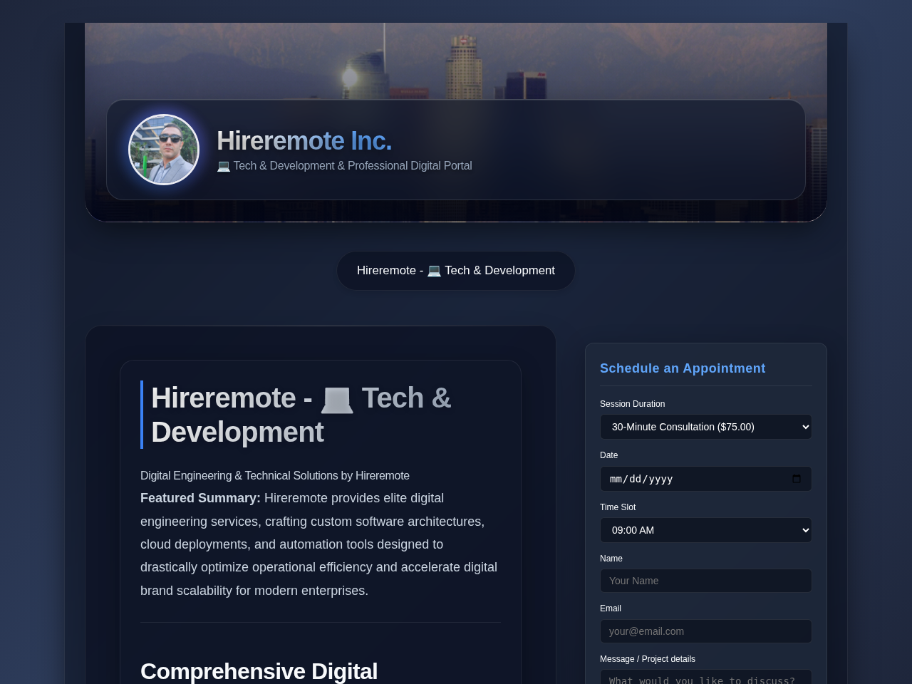 Hireremote Inc. Screenshot