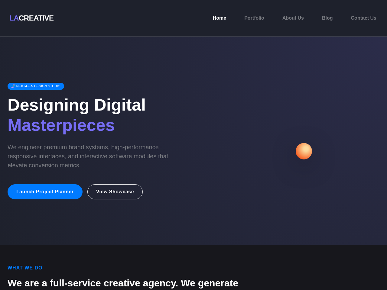 Creative Web Screenshot