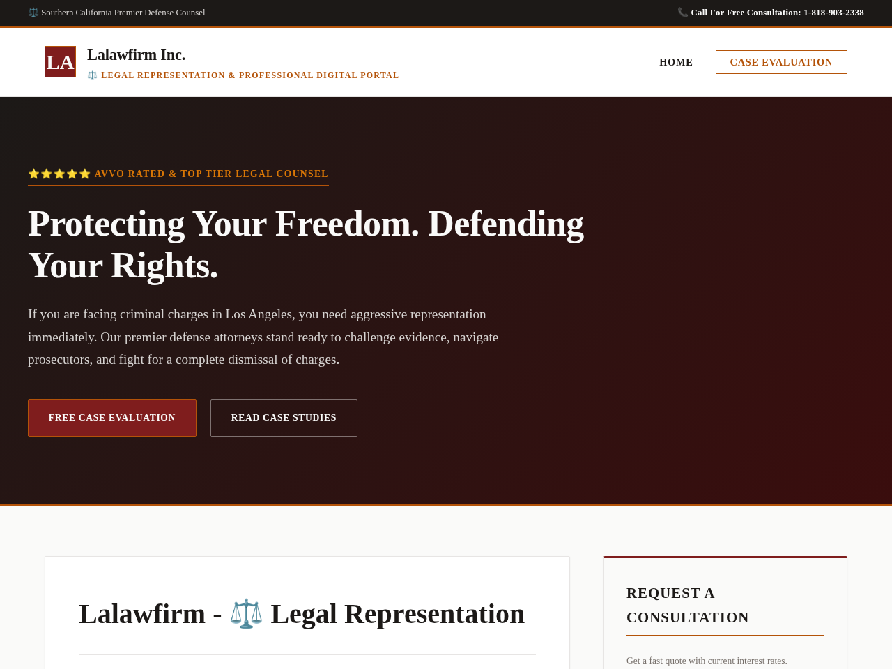 Lalawfirm Inc. Screenshot