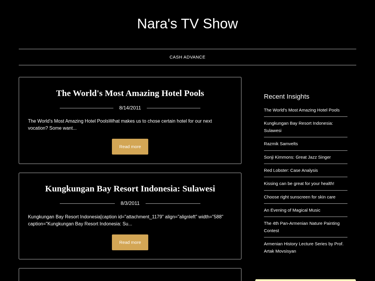 Nara's TV Show Screenshot