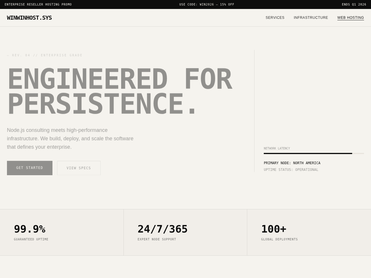 Winwinhost Inc. Screenshot