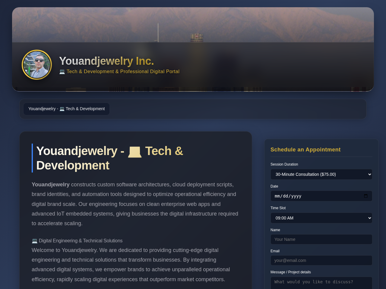 Youandjewelry Inc. Screenshot