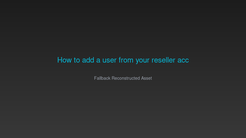 add user
