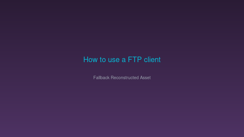 filezilla