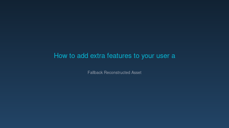 extra features