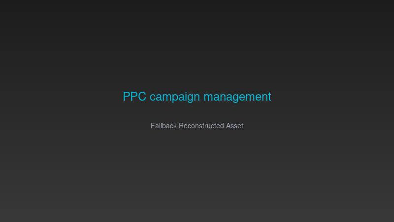 ppc management