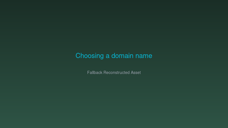 domain name