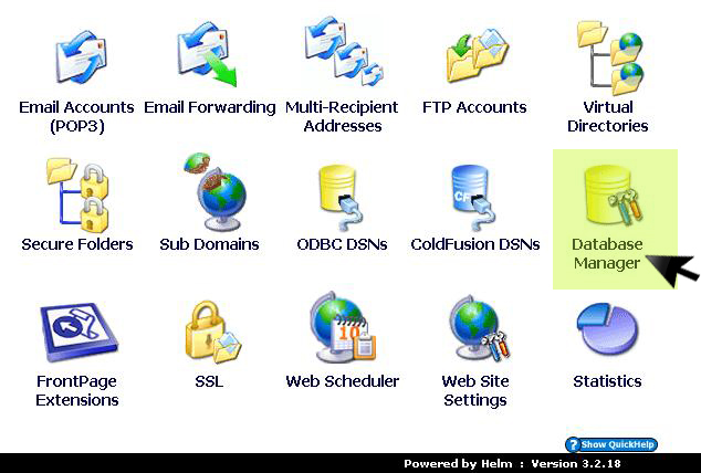 Domain properties and management options